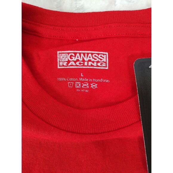 Matt Kenseth NASCAR T Shirt Men's Red Large #42 Ganassi Racing Double Sided - Picture 5 of 5